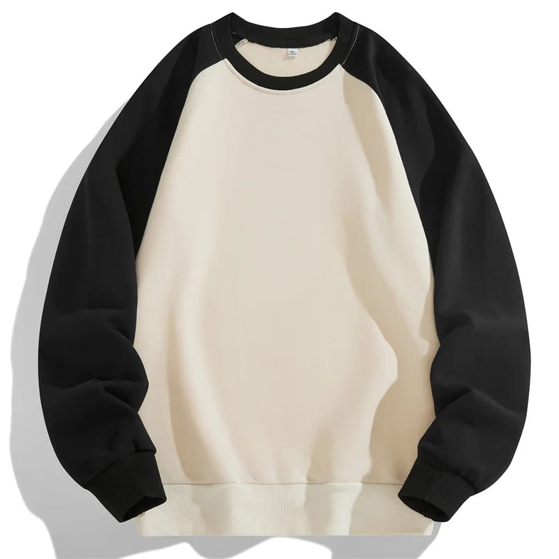 Men Patchwork Oversized Hoodie