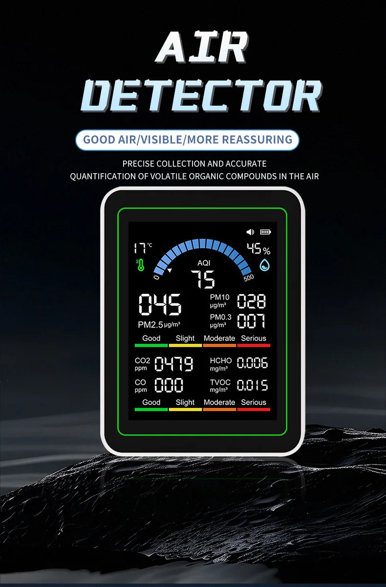 10-in-1 Air Quality Detector