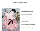 Women's Satin Pajama Set