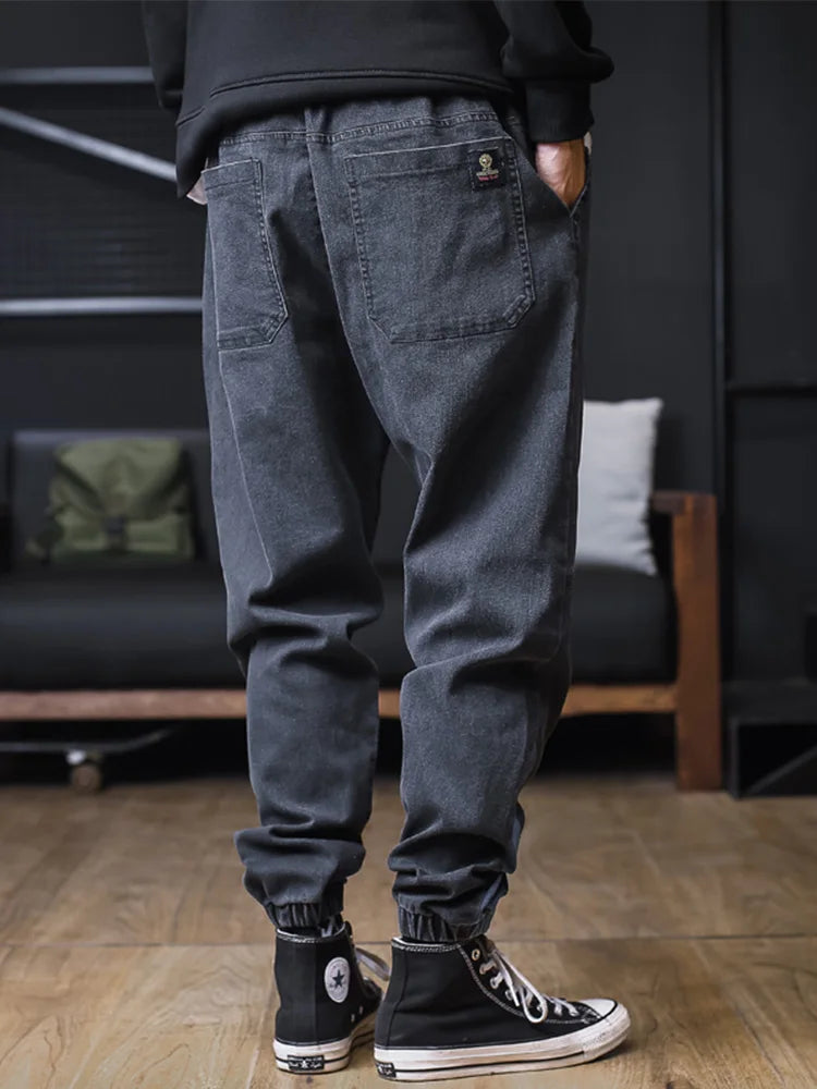 Men Plus Size Jogger Jeans