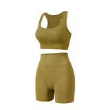 Women Seamless Yoga Bra Set