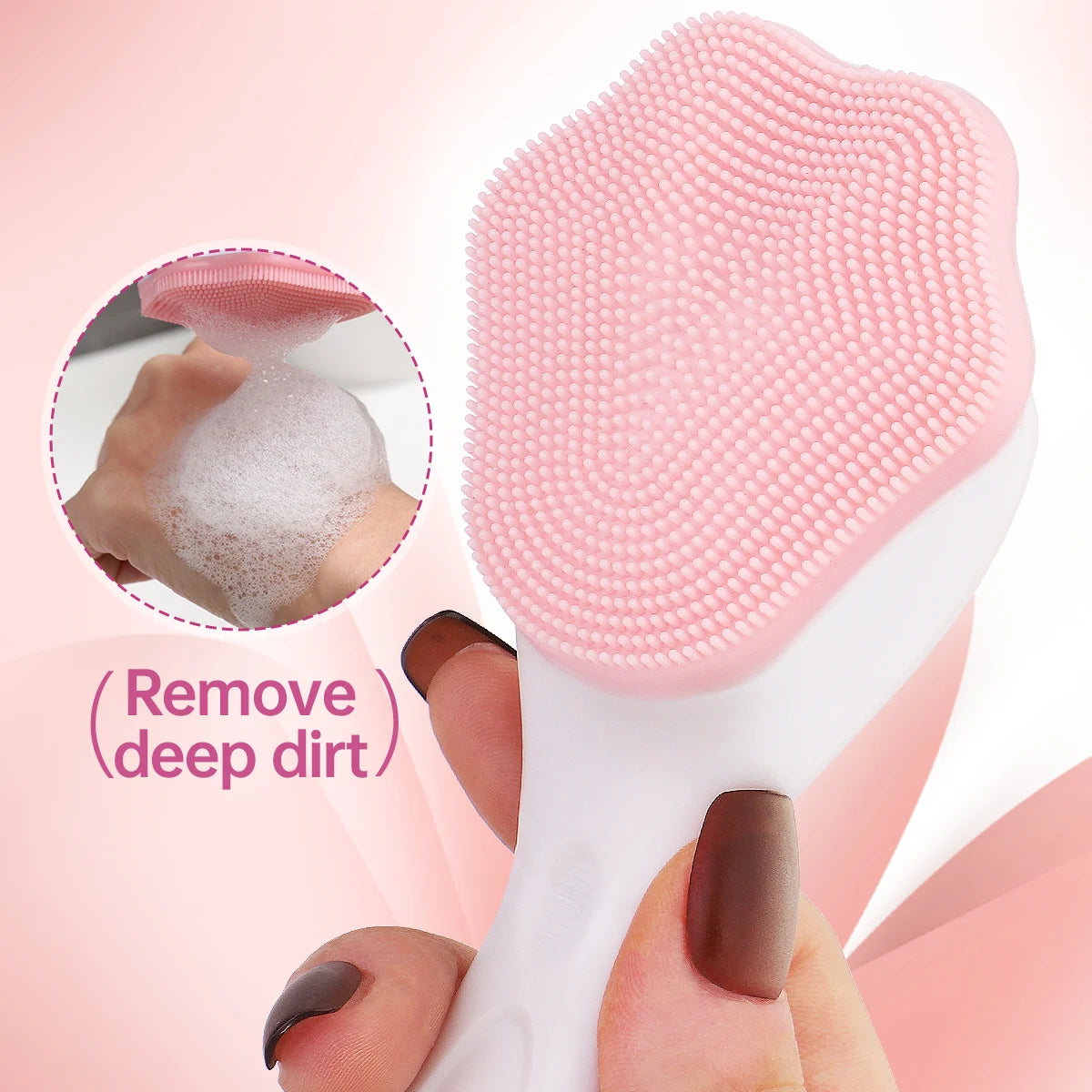 Beauty Brush & Hair Clip Set