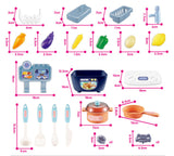 Kids Light & Music Kitchen Toy Set