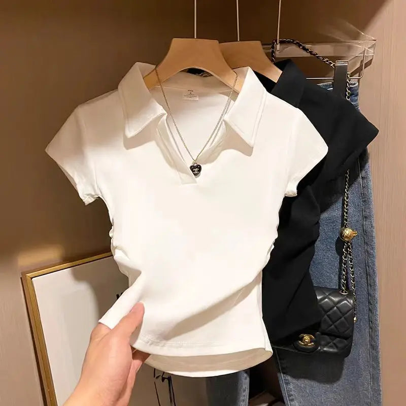 Luna Essential Crop Polo
