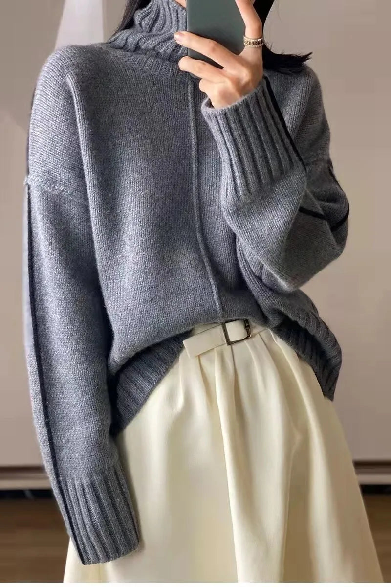Women's Cashmere Turtleneck Sweater