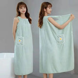 Cotton Wearable Bath Towel Wrap
