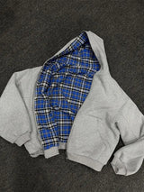 Unisex American Retro Zip Hoodie