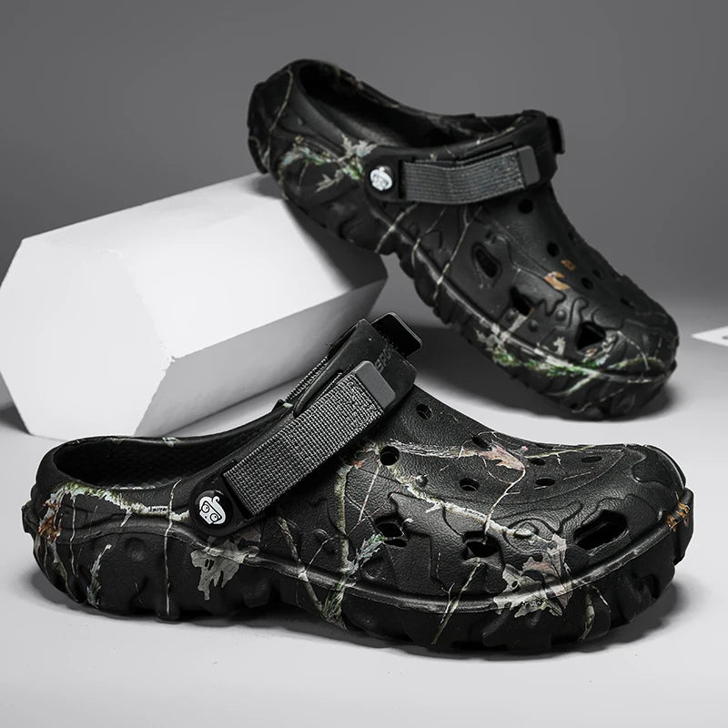 Men Summer Lightweight Garden Slippers