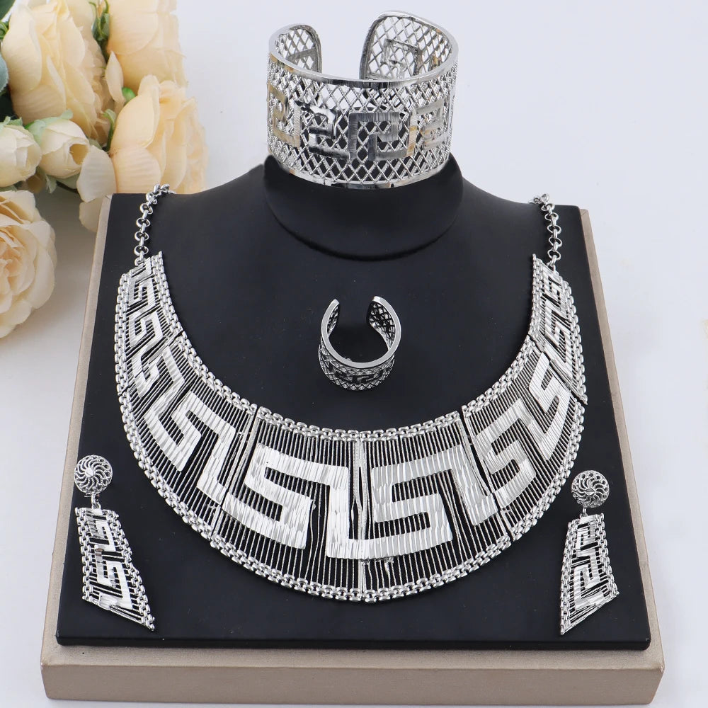 24K Gold Plated Complete Jewelry Set