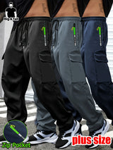 Men's Plus Size Cargo Pants – Multi Pocket
