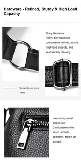 Structured Leather Crossbody Bag