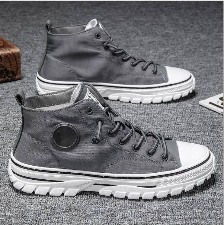Men Gray Skate Shoes
