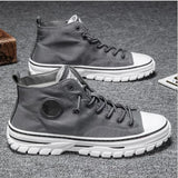 Men’s High-Top Skateboarding Canvas Shoes