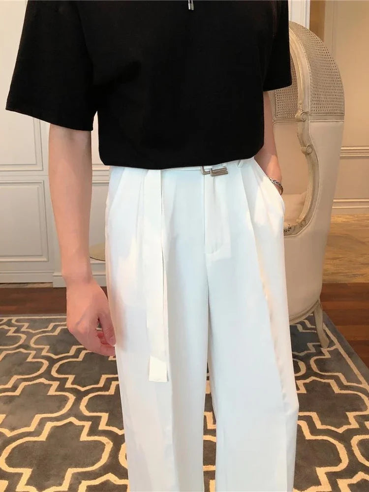 Men's Plus Size White Suit Pants – Formal Trousers