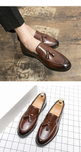 Men British Style Leather Brogues