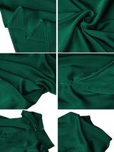 Women's Silk Satin Evening Dress