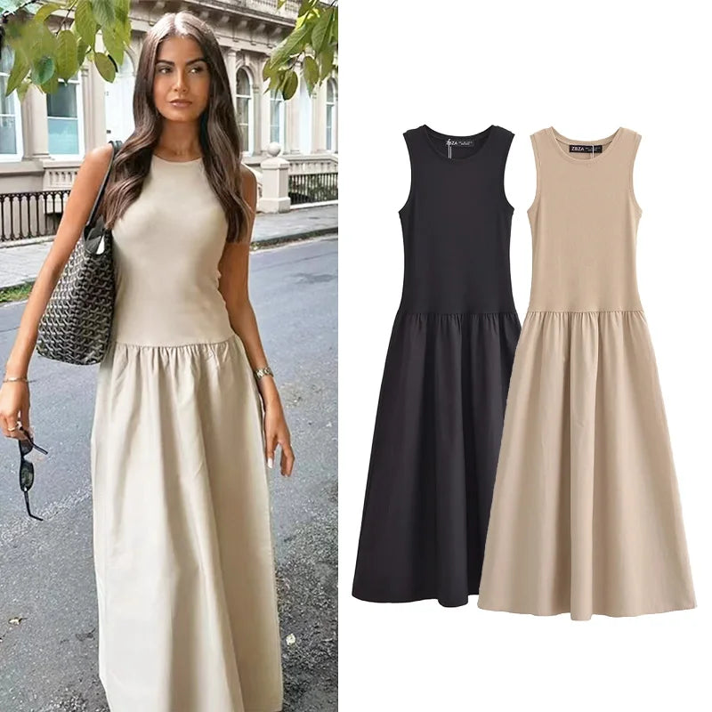 Women Sleeveless Y2K Party Dress