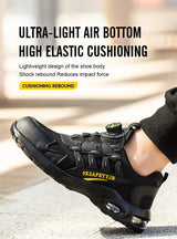 Men Air Cushion Safety Sneakers