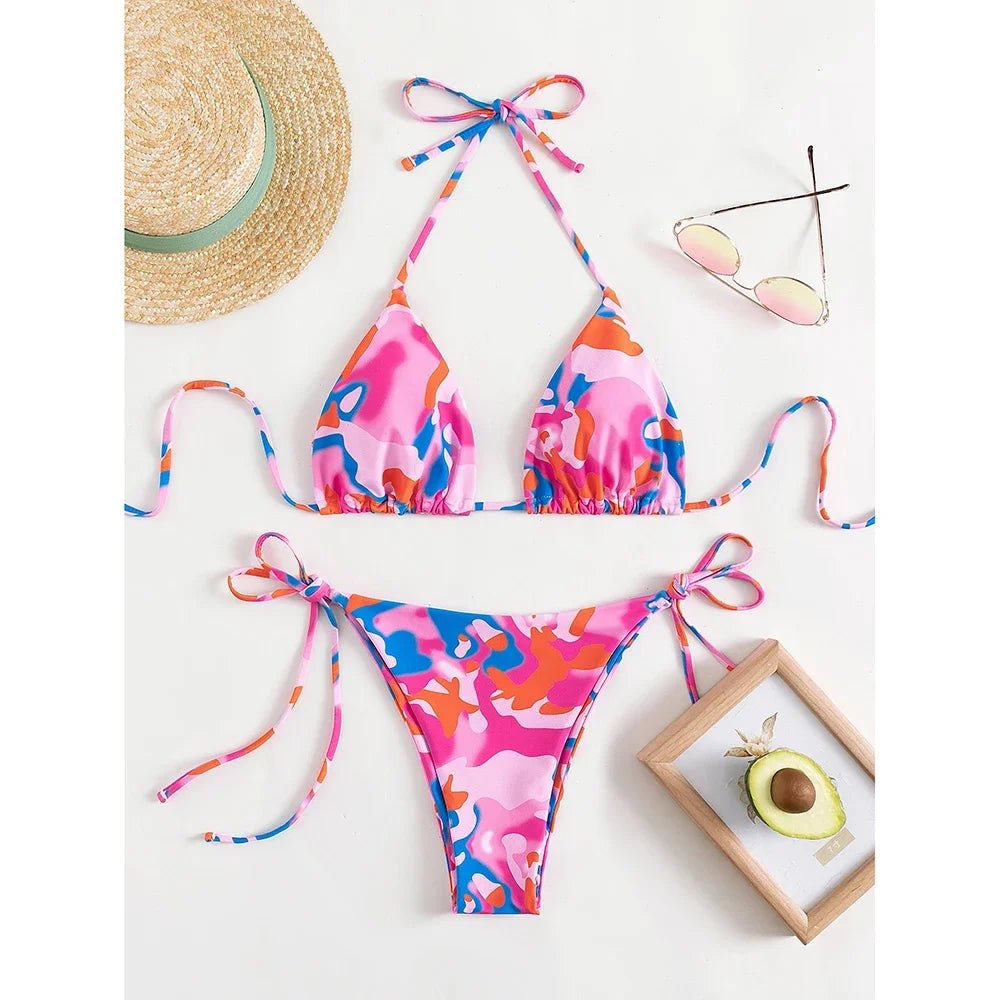 Tie Dye Micro Bikini