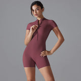 Women's Breathable Sports Yoga Bodysuit – Quick Dry Fitness Jumpsuit