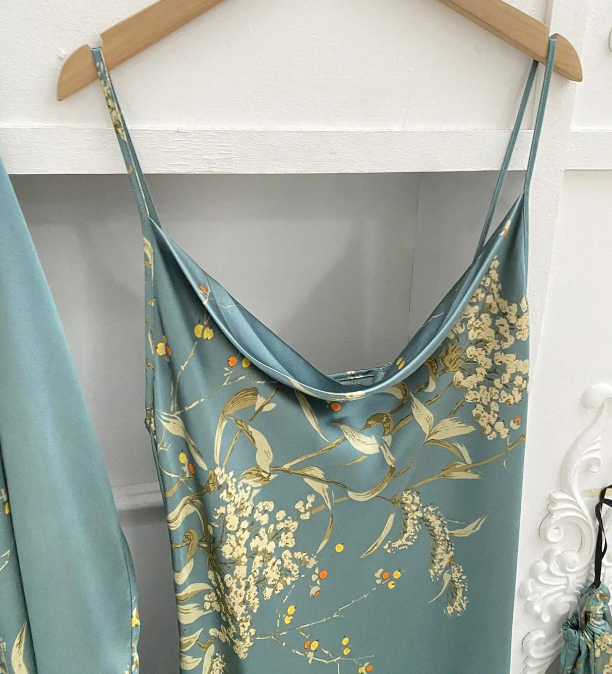 Women Bridal Satin Robe Set