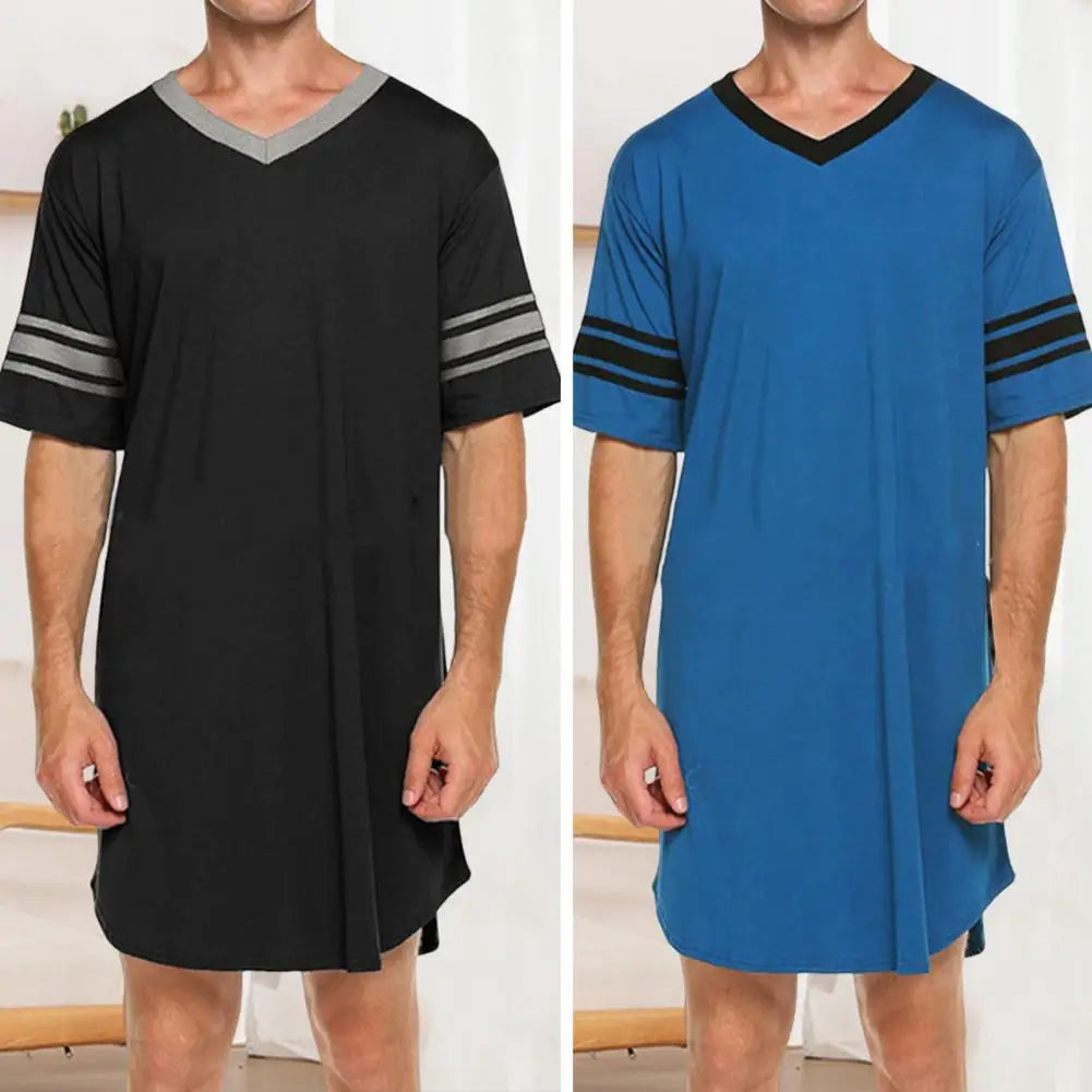 Men’s Striped Sleep Robe