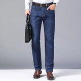 Men's Classic Black Jeans Plus Size