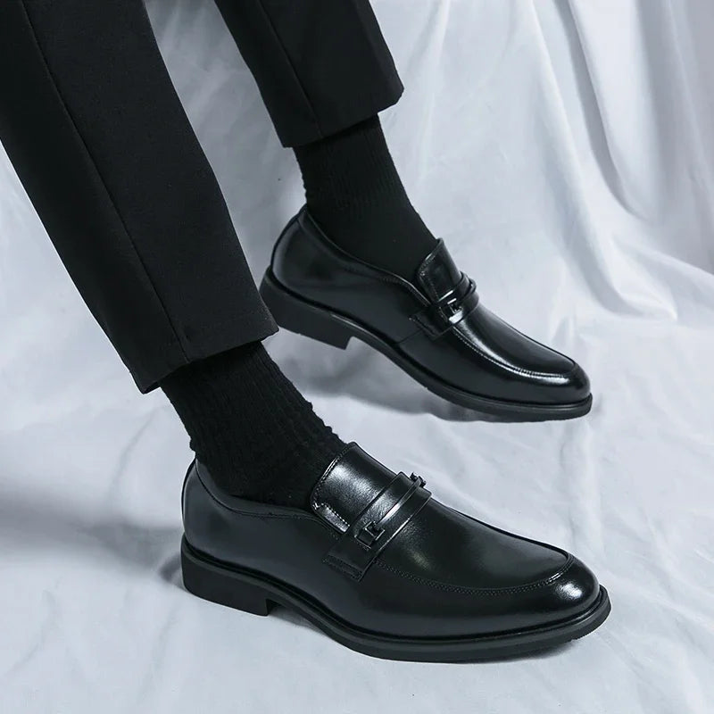 Men’s 2025 Soft Sole Leather Loafers