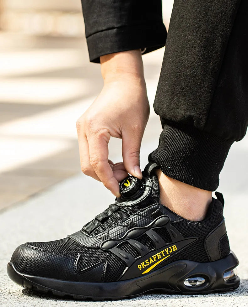 Men Air Cushion Safety Sneakers