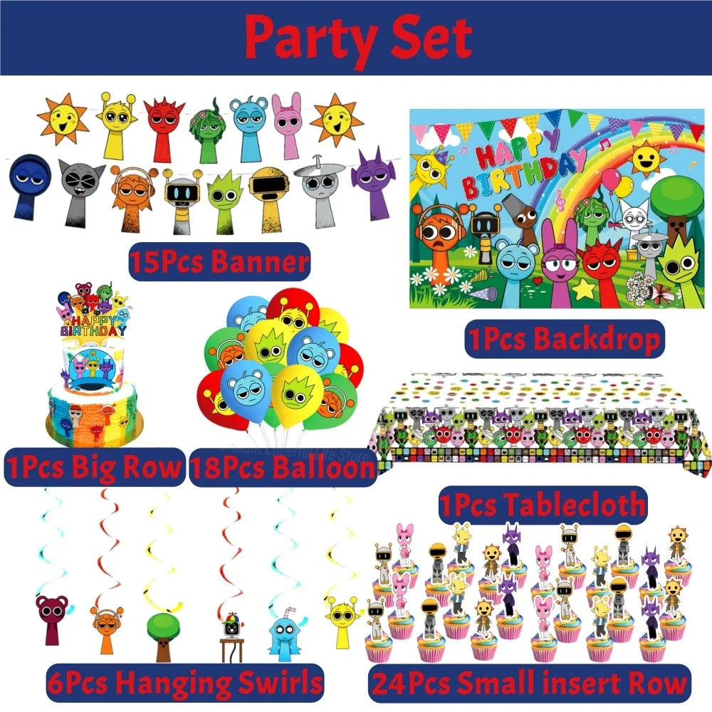 Kids Birthday Party Decoration Set