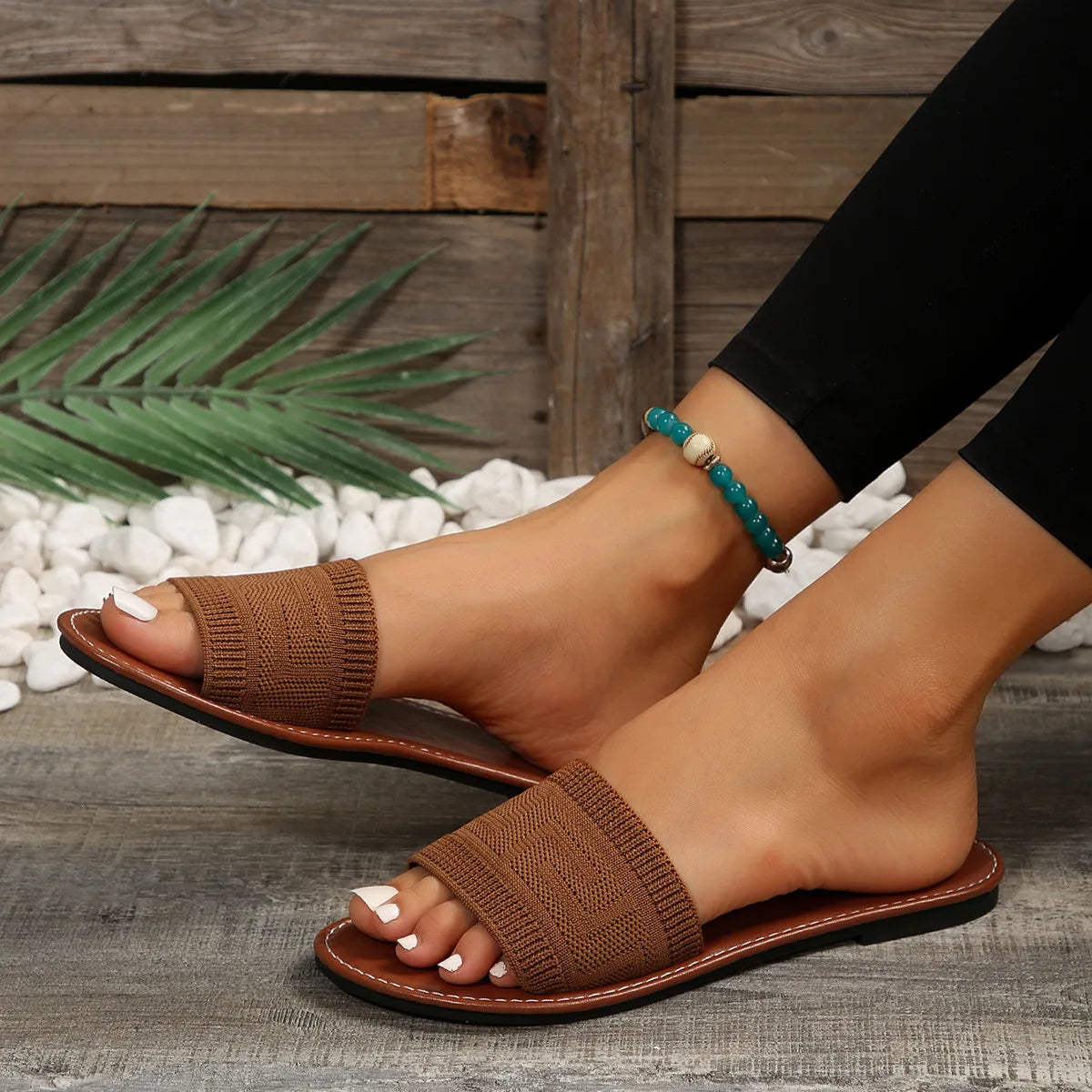Women Luxury Flat Sandals Designer Slides