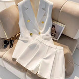Women's Blazer Shorts Set