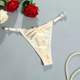 Women Adjustable Satin G-Strings