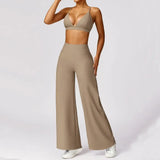 Women Ribbed Breathable Sports Bra