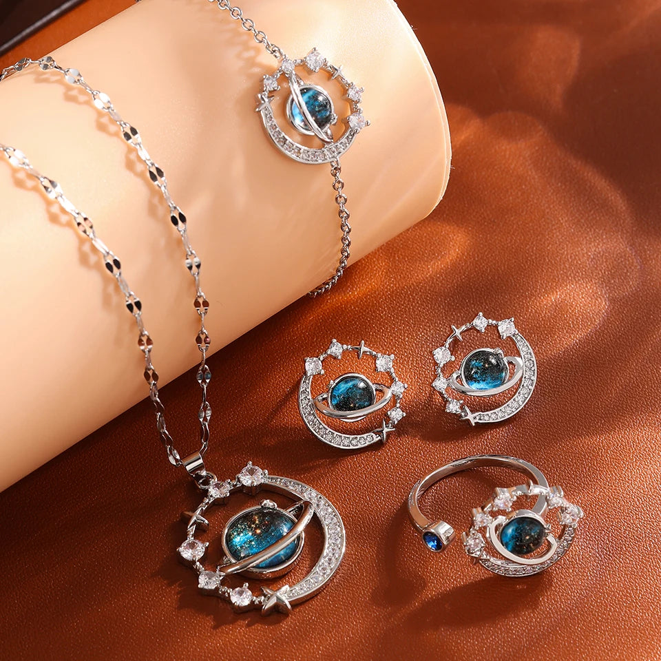 Luxury Zircon Jewelry Set for Women