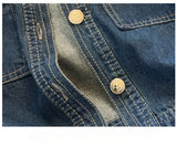 Women's Short Sleeve Denim Cropped Jacket