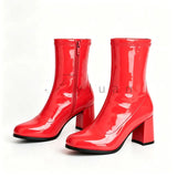 Classic Block Heel Ankle Boots