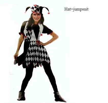 Funny Clown Carnival Costume