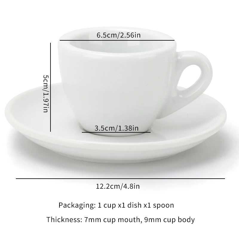 Porcelain Espresso Cup Set (50ml)