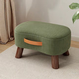 Wooden Fabric Footstool