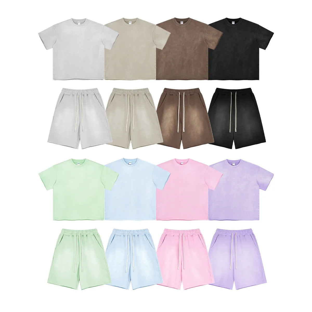 Men Shirt & Shorts Casual Set