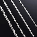 Sterling Silver Rope Chain
