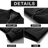 Men's Plus Size Oversized Bomber Jacket