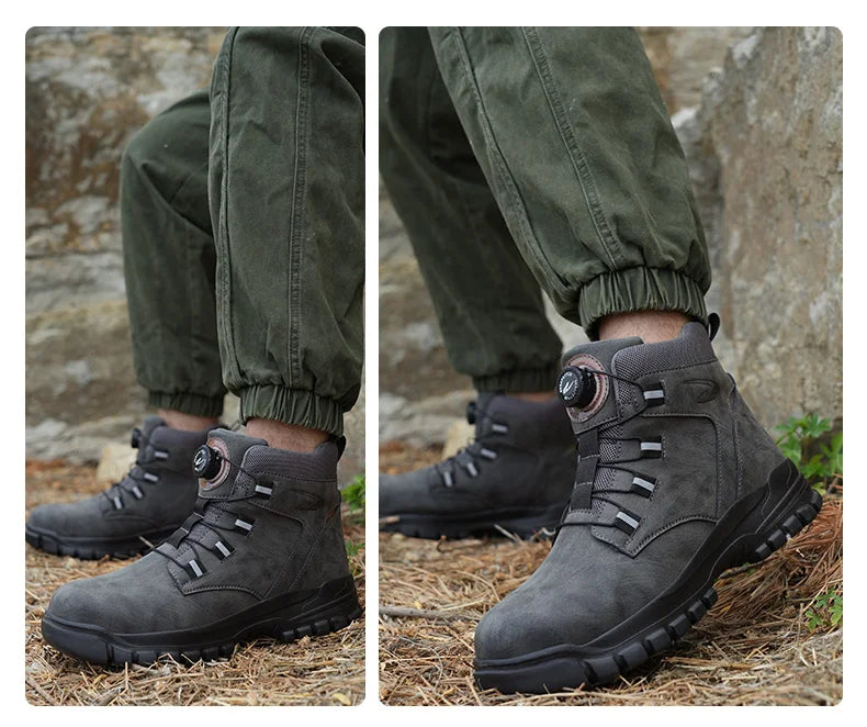 Men Waterproof Safety Work Boots