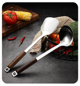 Wooden Handle Wok Spatula & Cooking Utensils