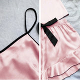 Women's Satin Pajama Set
