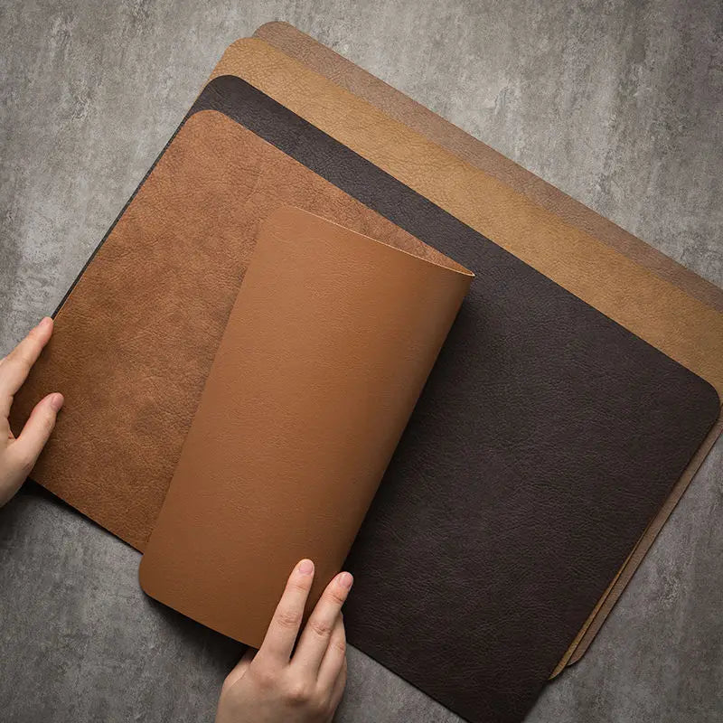 Leather Placemats Set