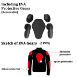 Men Motorcycle Protective Riding Jacket