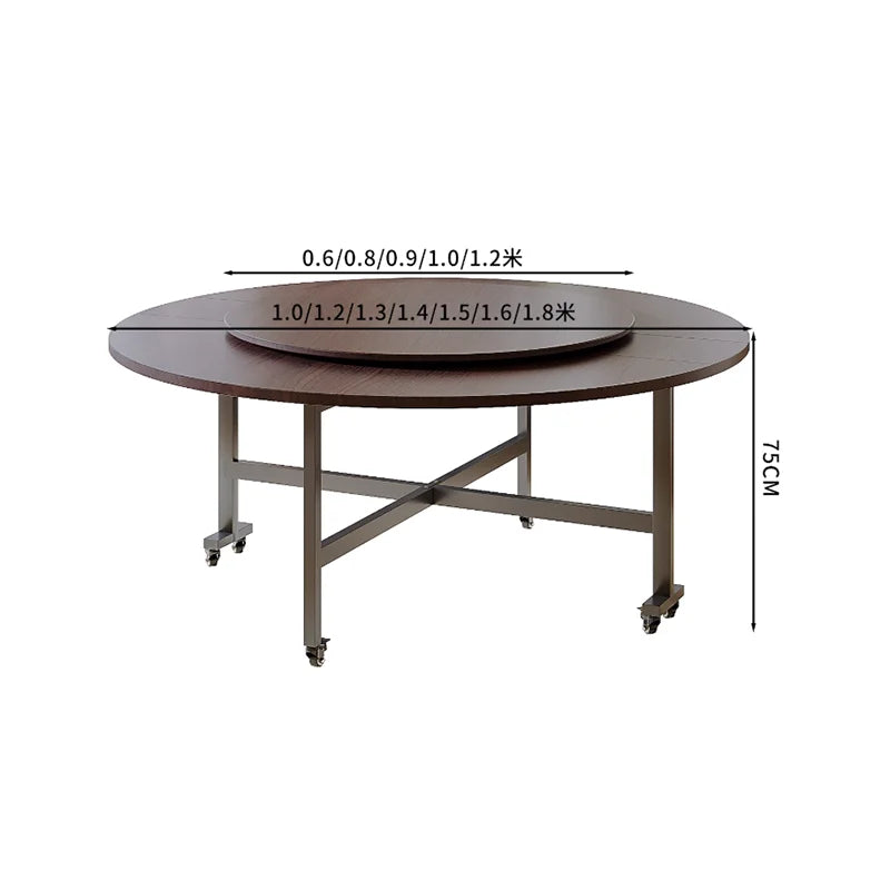 Round Foldable Dining Table