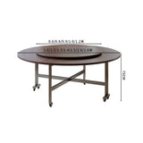 Round Foldable Dining Table